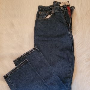 L.L Bean Double L Relaxed Fit Flannel Lined Jeans